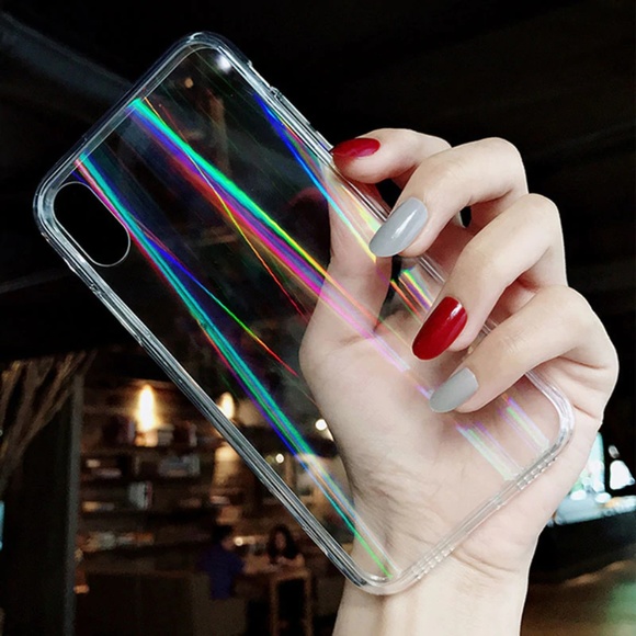 NEW Clear Holographic Laser Rainbow Case - Picture 4 of 6